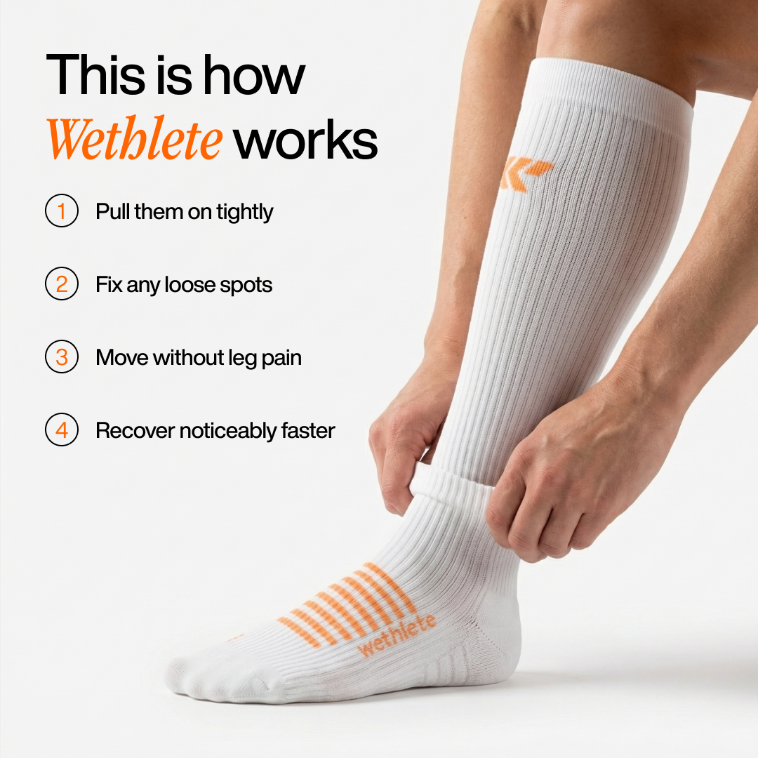 Wesocks Knee High Compression | For Better Blood Circulation