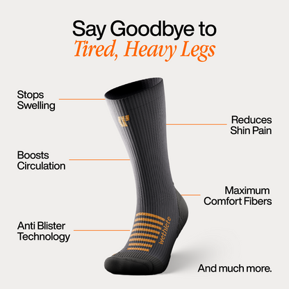 Wesocks Compression Mid Calf | For Better Blood Circulation
