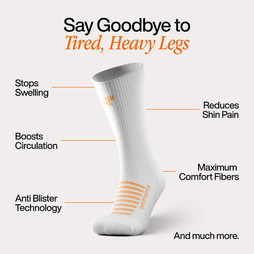 Wesocks Compression Mid Calf | For Better Blood Circulation