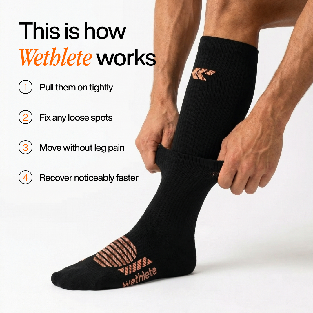 Wesocks Knee High Compression | For Better Blood Circulation