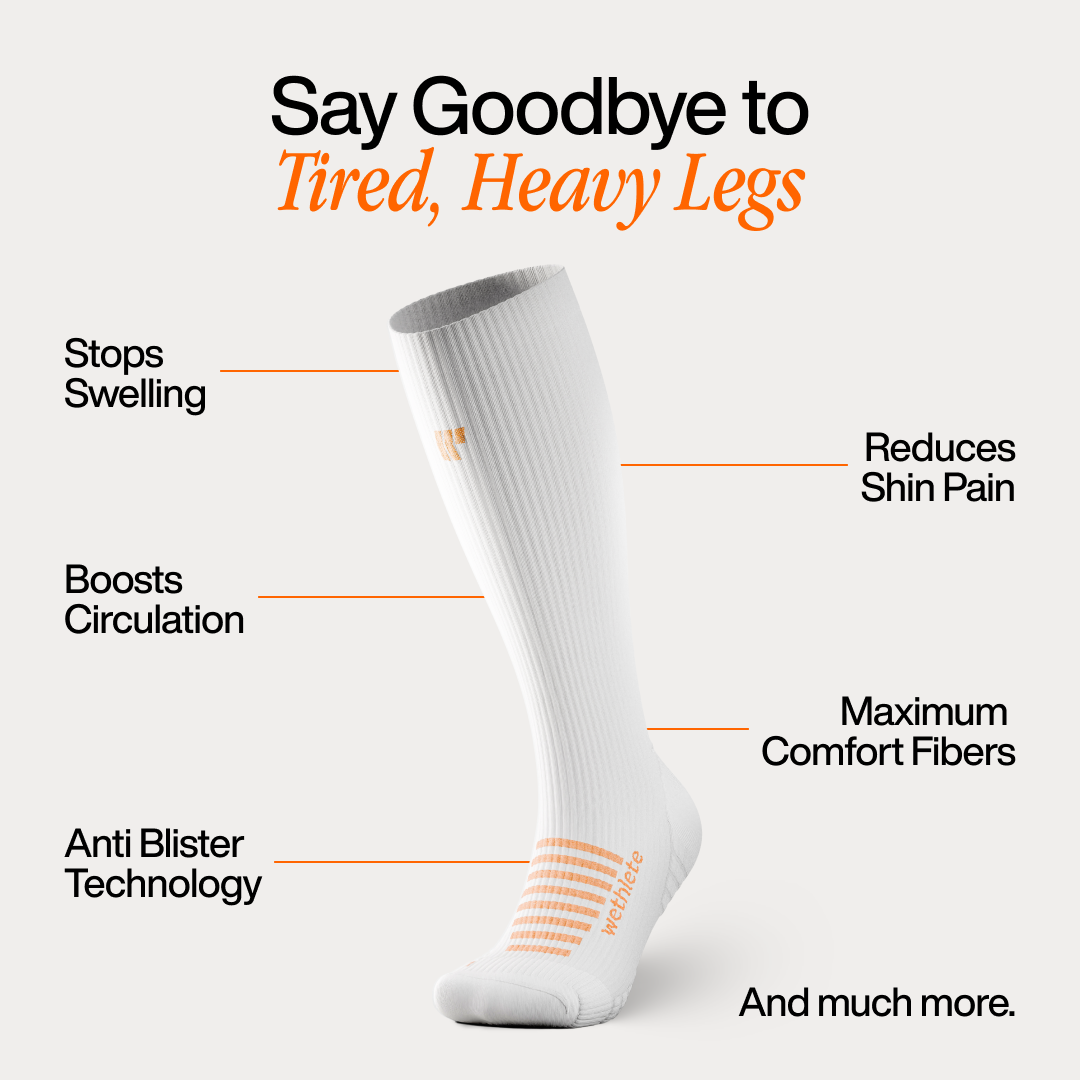 Wesocks Knee High Compression | For Better Blood Circulation