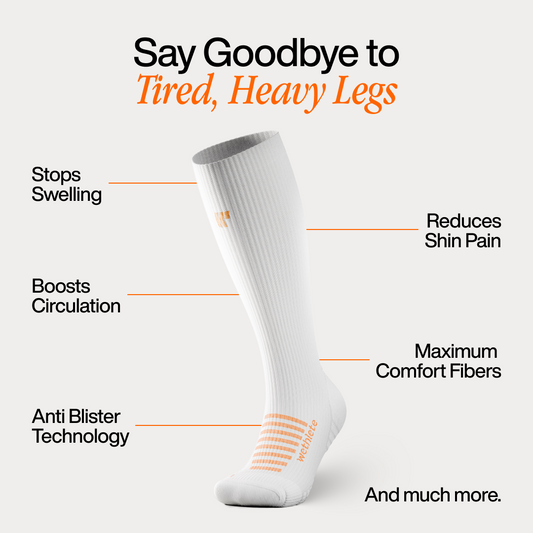 Wesocks Knee High Compression | For Better Blood Circulation